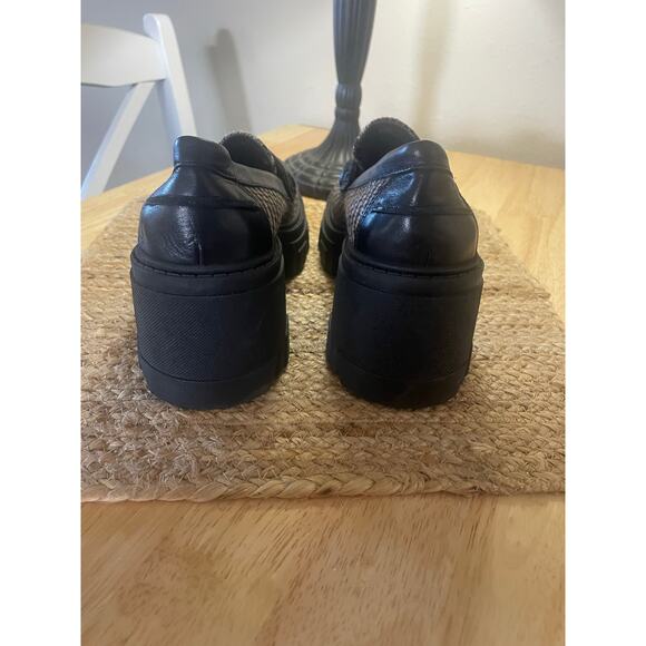 Steve Madden Women's Beth Heel Brown Plaid Loafer, S88 - Picture 3 of 8